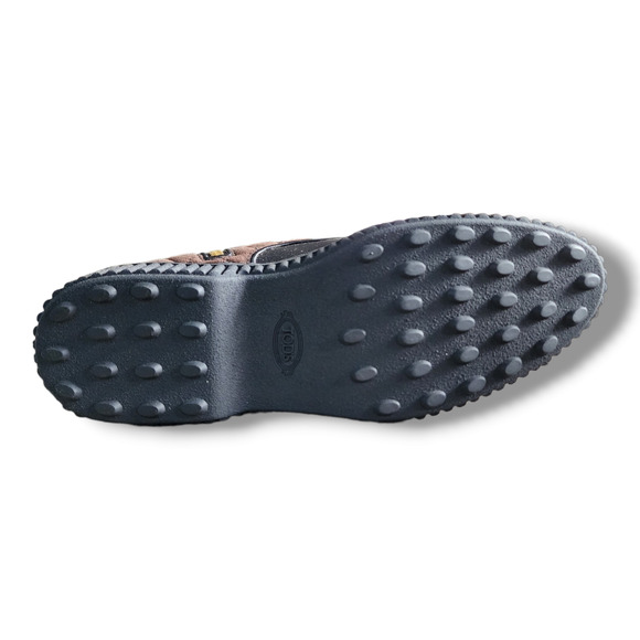 Tod's Diamond Quilted Lace-up Boot In Black Multi Size 34.5 (US 4.5) - Picture 6 of 13